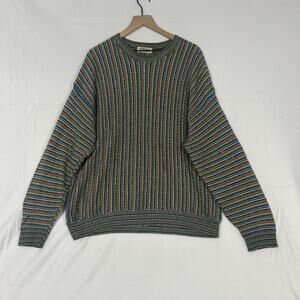 Vintage Mondo di Marco Sweater Size 52 Large Knit Coogie Style Italy Made 90s